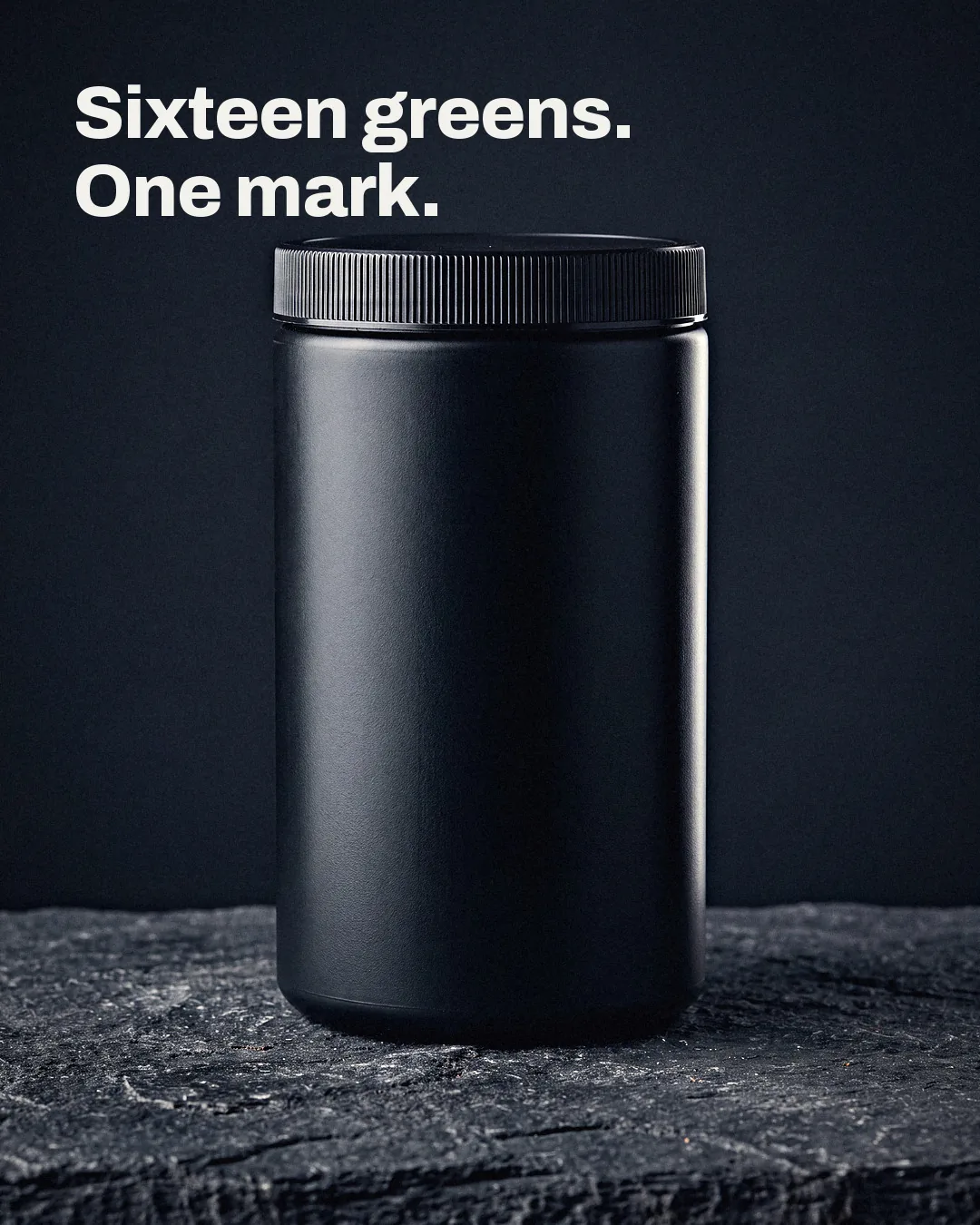 RUNE ad: Sixteen greens. One mark.